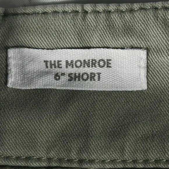 LOFT womens olive green The Monroe flat front 6" inseam chino shorts - size 16 - Picture 5 of 11